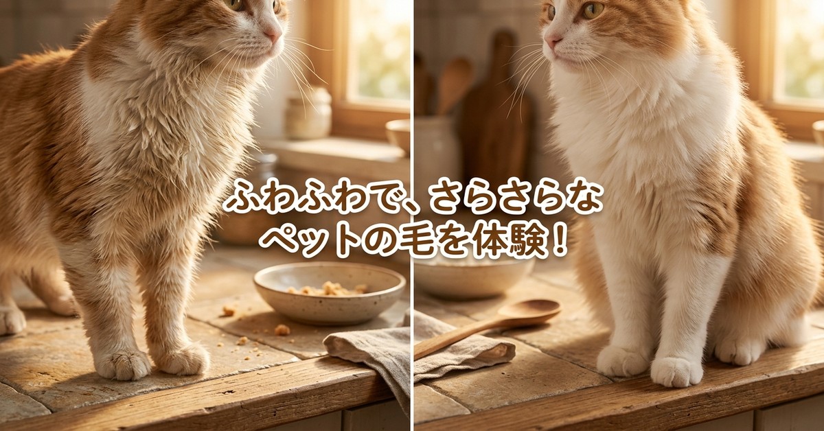 賢い飼い主が実践！コーンスターチでペットの毛をケアする方法